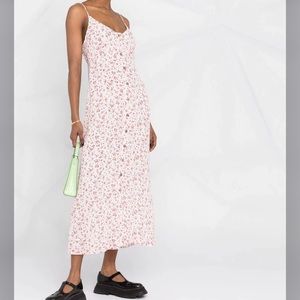 Ganni Floral Georgette Tank Dress